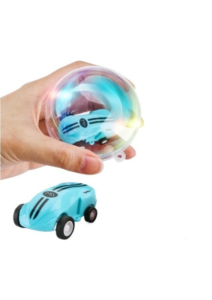 Mini Yüksek Hızlı Lazer Araba Cebi Mini Oyuncak Araba 360 Derece Dönen Işıklar (Yurt Dışından)