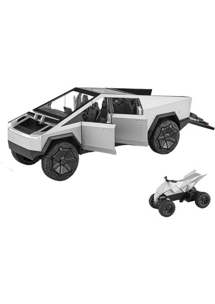 1:24 Tesla Pikap Alaşım Araba Modeli Araba Modeli Oyuncak (Yurt Dışından)