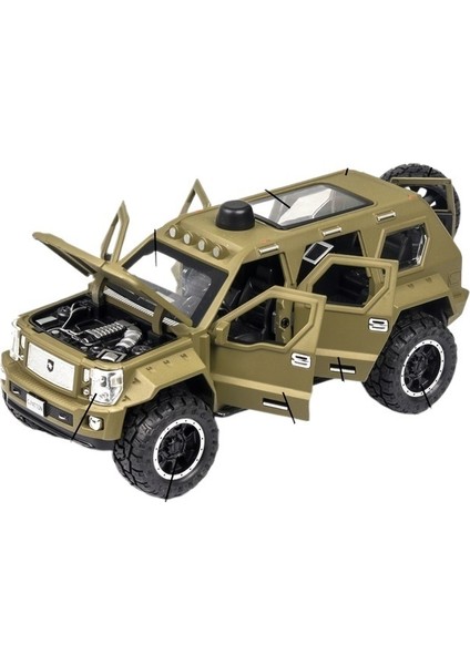 1:24 George Patton Alaşım Araba Modeli Süsler Çocuk Oyuncak (Yurt Dışından)