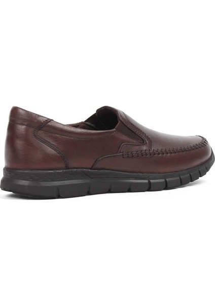 Kadın Kahverengi Kalın Tabanlı Deri Ayakkabı indirimleri