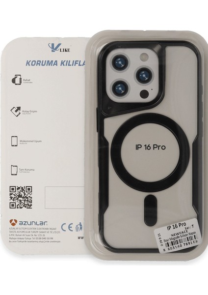 Iphone 16 Pro Max Kılıf Boyi Magsafe Silikon Kapak - Gümüş Bstmy