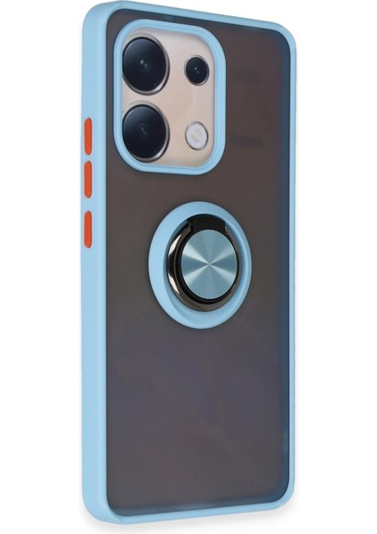 Xiaomi Redmi Note 13 4g Kılıf Montreal Yüzüklü Silikon Kapak - Buz Mavi Bstmy fiyatları