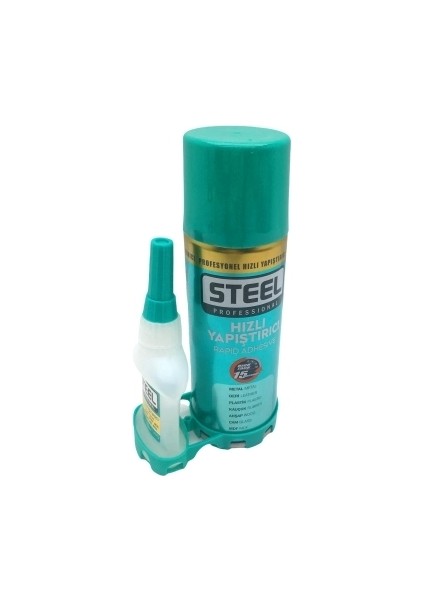 Steel 200ML+20GR Orta Hızlı Yapıştırıcı