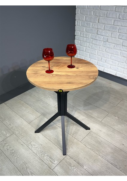 Ikra Yuvarlak Balkon Masası Mutfak Yemek Masası 60 cm fırsatları