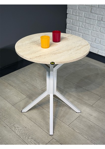 Ikra Yuvarlak Balkon Masası Mutfak Yemek Masası 60 cm fiyatları