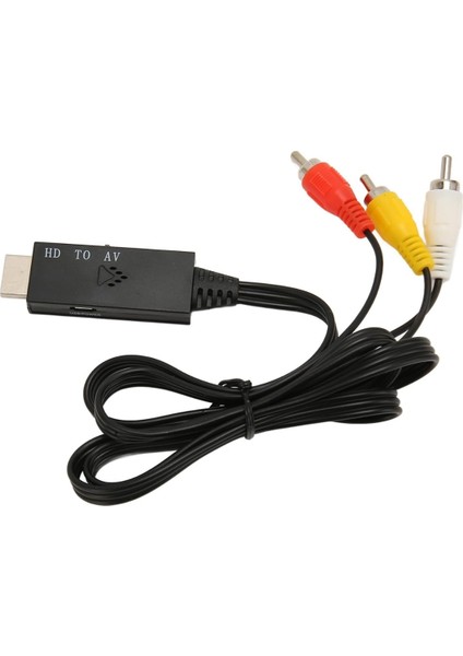 Alfais 4875 HDMI To Rca Av 4K30Hz Çevirici Dönüştürücü Adaptör
