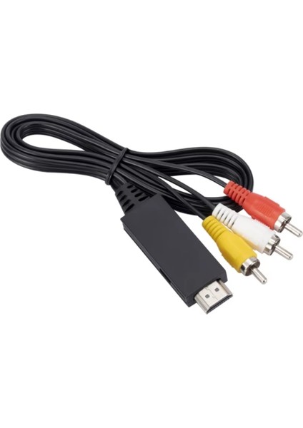 Alfais 4875 HDMI To Rca Av 4K30Hz Çevirici Dönüştürücü Adaptör