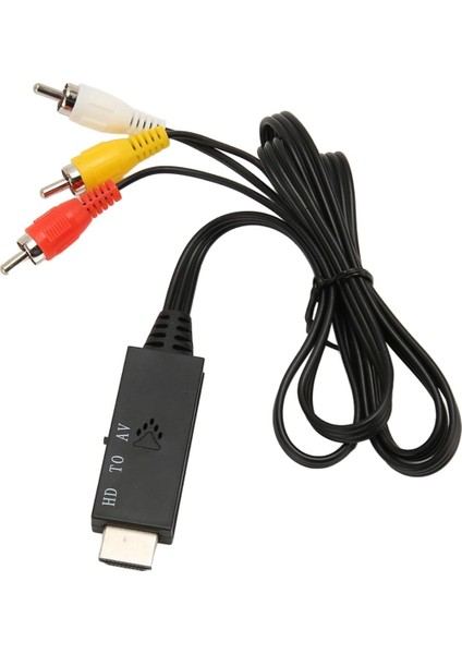 Alfais 4875 HDMI To Rca Av 4K30Hz Çevirici Dönüştürücü Adaptör