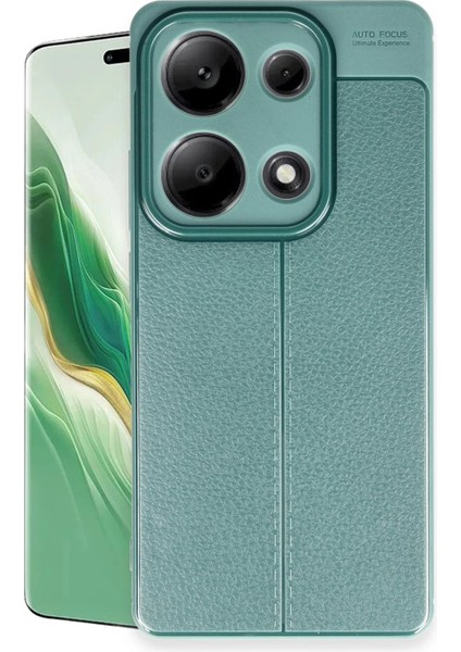 Xiaomi Redmi Note 13 Pro 4g Kılıf Auto Focus Kapak - Koyu Yeşil Bstmy