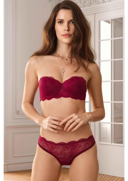 4798 Pierre Cardin Destekli Straplez Sütyen Takımı