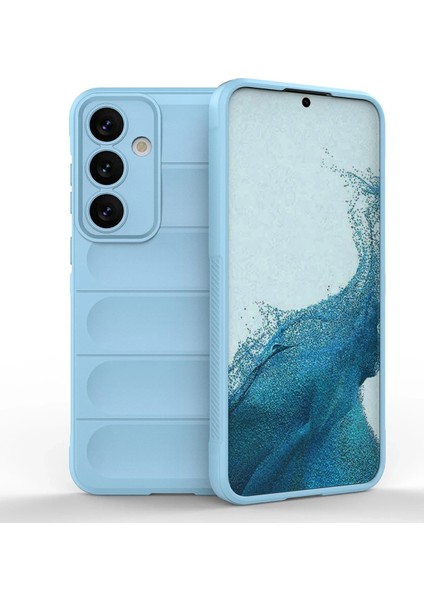 Samsung Galaxy S24 Kılıf Optimum Silikon - Sky Blue Bstmy