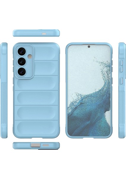 Samsung Galaxy S24 Kılıf Optimum Silikon - Sky Blue Bstmy fiyatları