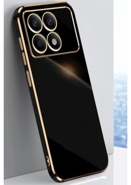 Xiaomi Poco X6 Pro Kılıf Volet Silikon - Siyah Bstmy