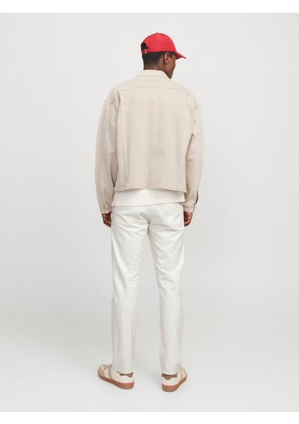 Jack Jones Erkek Geniş Rahat Kesim Kot Panolon 12246401