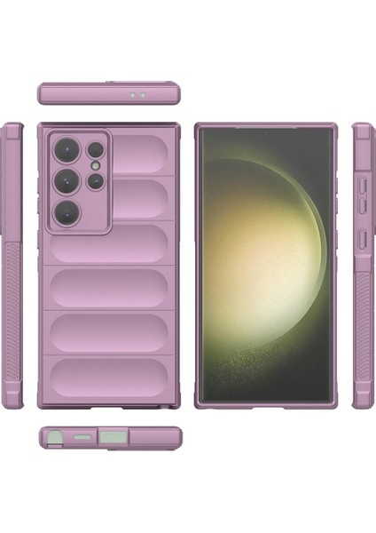 Samsung Galaxy S24 Ultra Kılıf Optimum Silikon - Mor Bstmy fiyatları