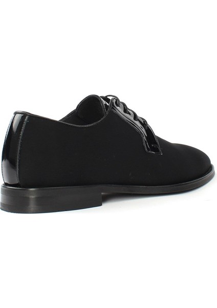 Erkek Siyah Bağcıklı Saten Klasik Ayakkabı indirimleri