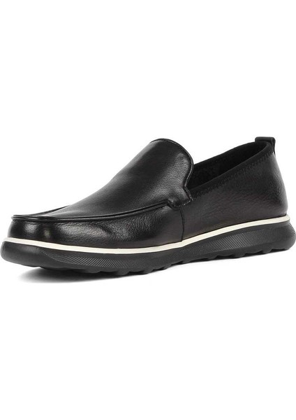 Erkek Siyah Deri Loafer fırsatları