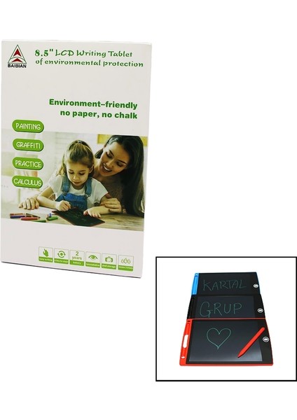 Tablet Dijital - 8.5 Inç Yazı Tahtası - Çizim Tableti
