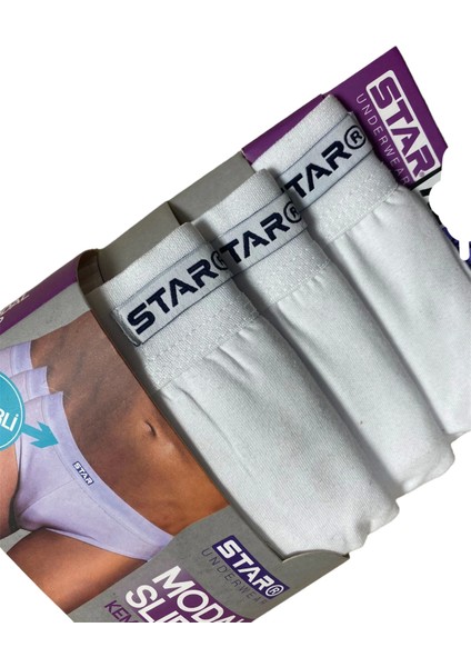 Star 109 Erkek 3'lü Modal Slip
