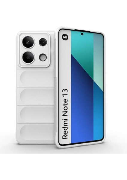 Xiaomi Redmi Note 13 4g Kılıf Optimum Silikon - Krem Bstmy