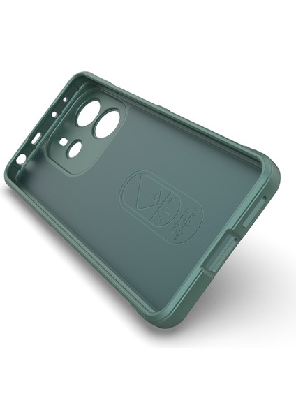 Redmi Note 14 4g Kılıf Esnek Tpu Oyuklu Arka Yüzey Tasarımlı Nua Etnik Silikon Kapak - Siyah