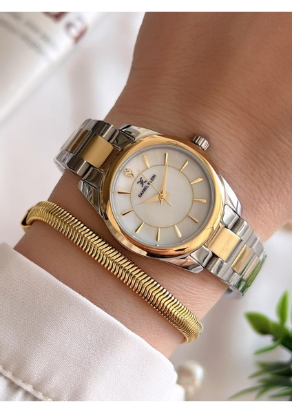 Çelik Kordon 3 Atm Suya Dayanıklı Özel Tasarım Kadın Kol Saat+Bileklik VS.BLKT.0237