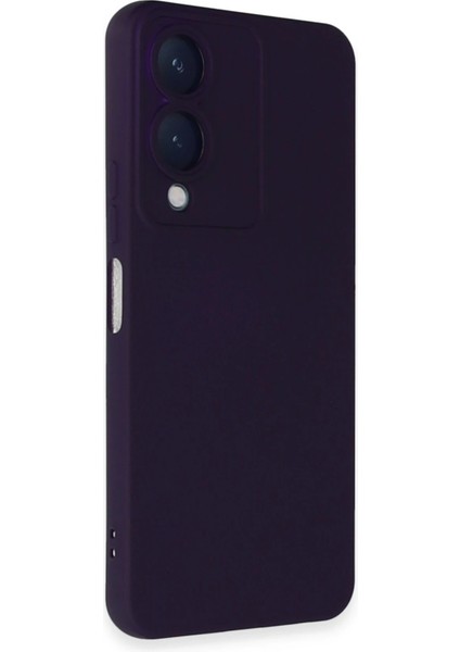 Vivo Y17S Kılıf Nano Içi Kadife Silikon - Mor Bstmy fiyatları