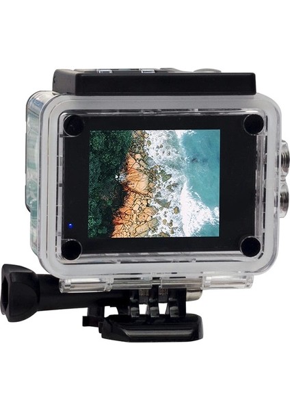 Dijital 1080P 2 LCD Ekranlı Hd Suya Dayanıklı Aksiyon Kamera
