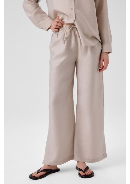 Taş Paçası Yırtmaçlı Kadın Pantolon fiyatları