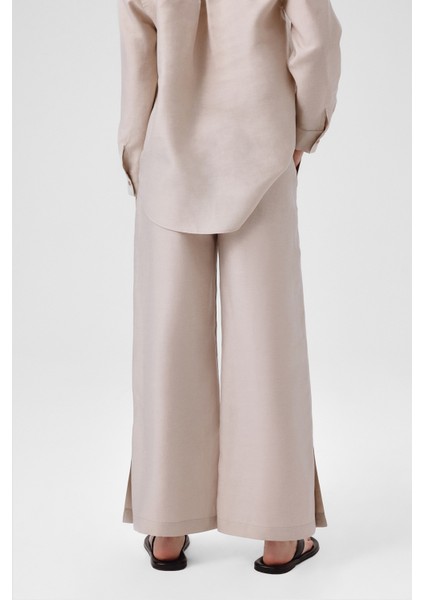 Taş Paçası Yırtmaçlı Kadın Pantolon fırsatları