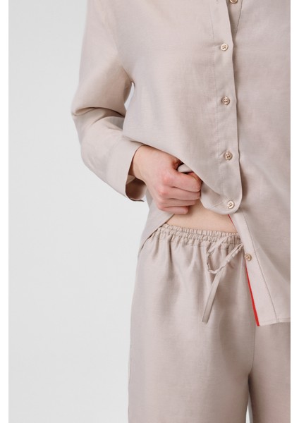 Taş Paçası Yırtmaçlı Kadın Pantolon indirimleri