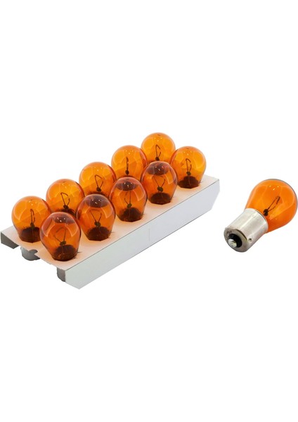 PY21W Turuncu Sinyal Ampulü, 12 V 21 W BAU15S, 10'lu Paket fiyatları