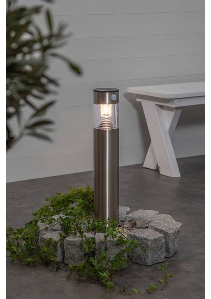 Marbella Güneş Enerjili Direk Aydınlatma, Pır ve Alacakaranlık Sensörlü, IP44, 50 cm