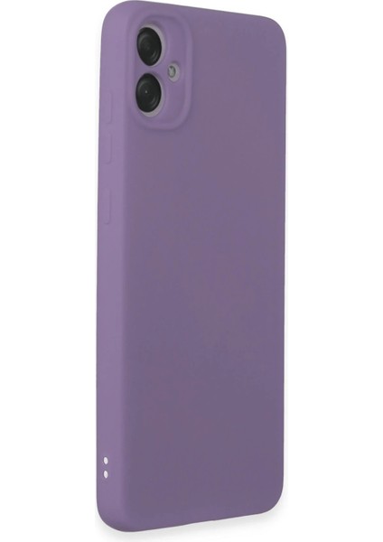 Samsung Galaxy A05 Kılıf First Silikon - Lila Bstmy