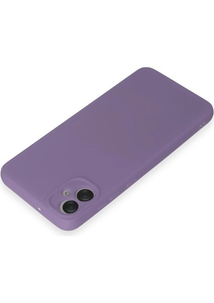 Samsung Galaxy A05 Kılıf First Silikon - Lila Bstmy