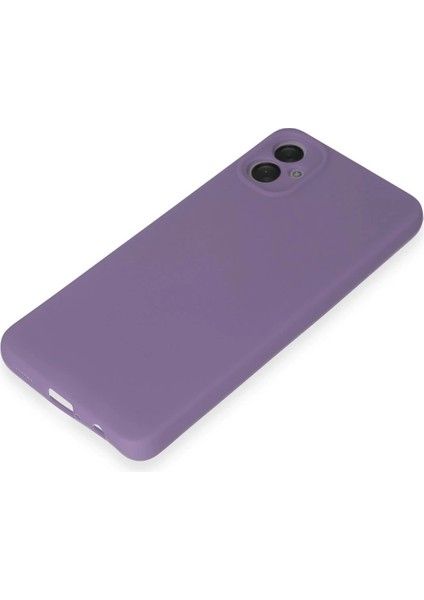 Samsung Galaxy A05 Kılıf First Silikon - Lila Bstmy
