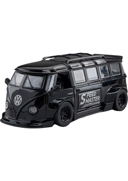 1:32 Volkswagen T1 Otobüs Alaşım Araba Modeli Süs Oyuncak (Yurt Dışından)
