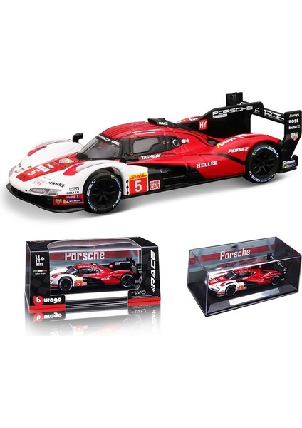 Burago1:43 Porsche 963 Alaşım Araba Modeli Araba Modeli (Yurt Dışından)