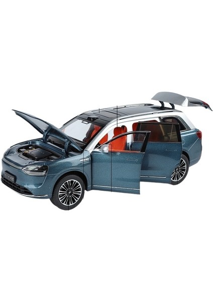1:24 Wenjie M9 Alaşım Model Oyuncak Araba (Yurt Dışından)