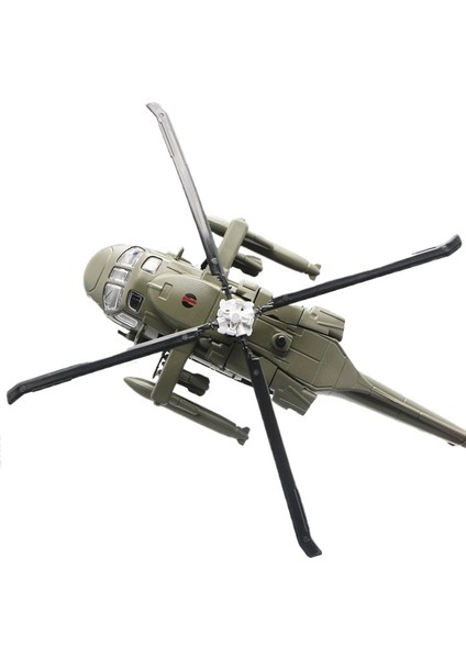 F64-3 Black Hawk Helikopter Savaş Helikopteri Alaşımlı Askeri Model Uçamaz (Yurt Dışından)