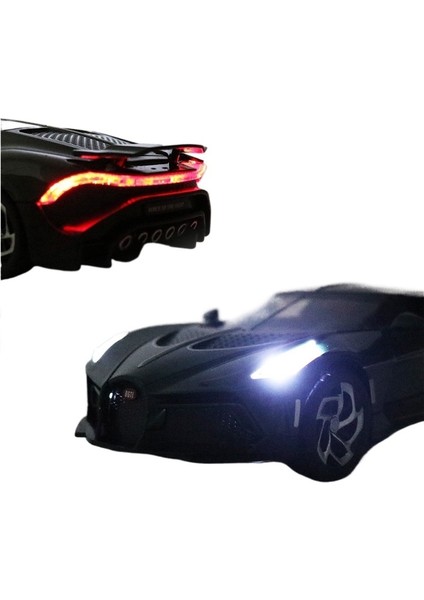 Simülasyon 1:24 Bugatti Gecenin Sesi Alaşım Spor Araba Modeli Çocuk Oyuncak (Yurt Dışından)