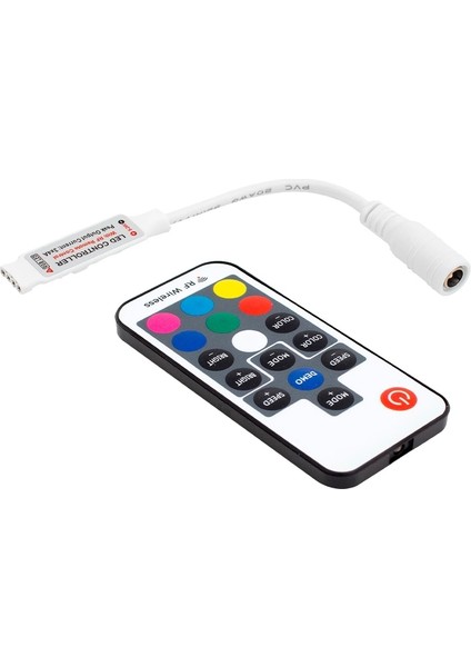 LED Rgb Kontrol Devresi 12 Volt Rf Küçük Modüllü Uzak Mesafe Algılamalı