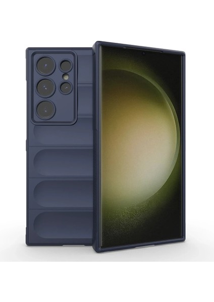 Samsung Galaxy S24 Ultra Kılıf Optimum Silikon - Lacivert Bstmy