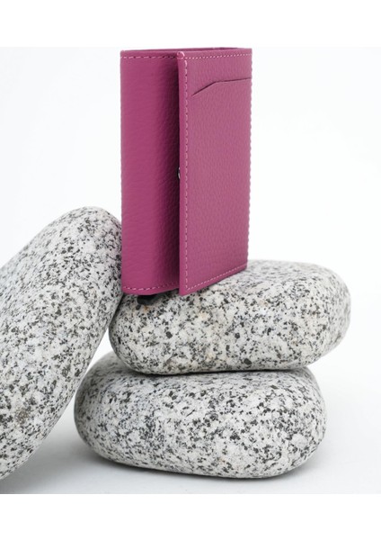 Mekanizmalı Deri Cüzdan Lila 113570 fiyatları