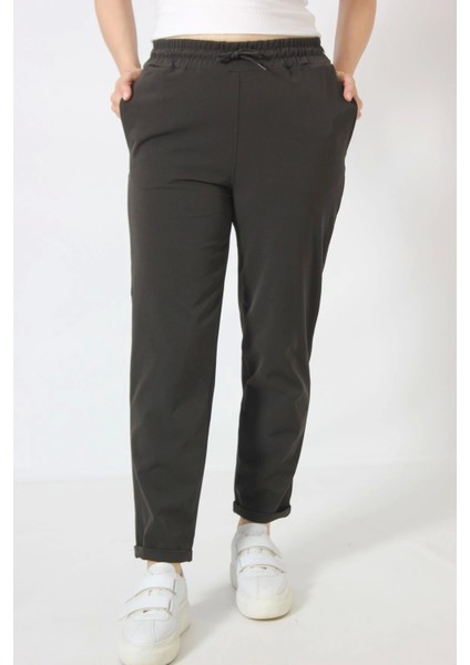 PS-100 Cepli Belden Ipli Ayarlanabilir Boru Paça Siyah Eşofman