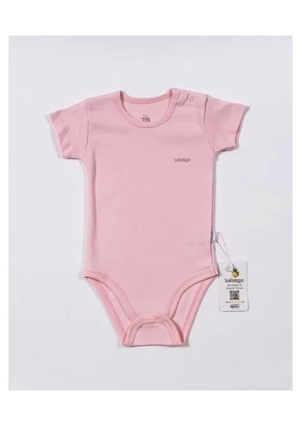 Basic Kısa Kol Body Pembe
