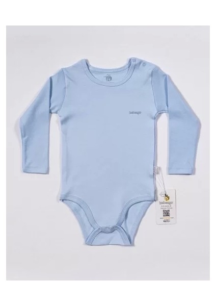 Basic Uzun Kol Yaş Body Mavi