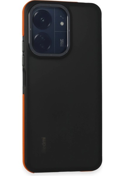 Xiaomi Redmi 13C Harvel Kapak - Turuncu Bstmy