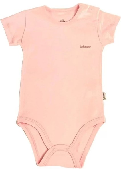 Basic Kısa Kol Body Pembe