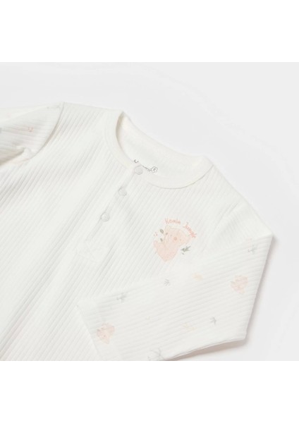 Koala Jungle Uzun Kol Bebek Body Pembe modelleri